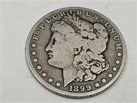 1899 Morgan Silver Dollar S Coin