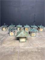 Rustic style lighting (x9)