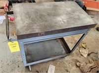 4 WHEEL CART W/ SURFACE PLATE