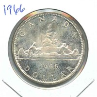 1966 Canadian Silver Dollar