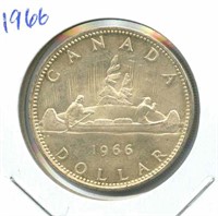 1966 Canadian Silver Dollar