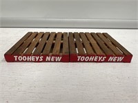 2 x TOOHEYS NEW Timber Beer Coasters Pallets