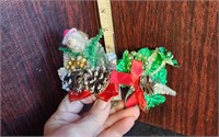 Pair of Vintage Christmas Corsages
