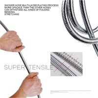 INTEXCA Extra Long Shower Hose 2.45 Meters