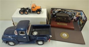 Ford Pickup, Mack B-61 Semi, UPS Truck Lot