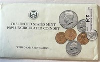 1989 UNC Mint Set