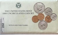1989 UNC Mint Both are D