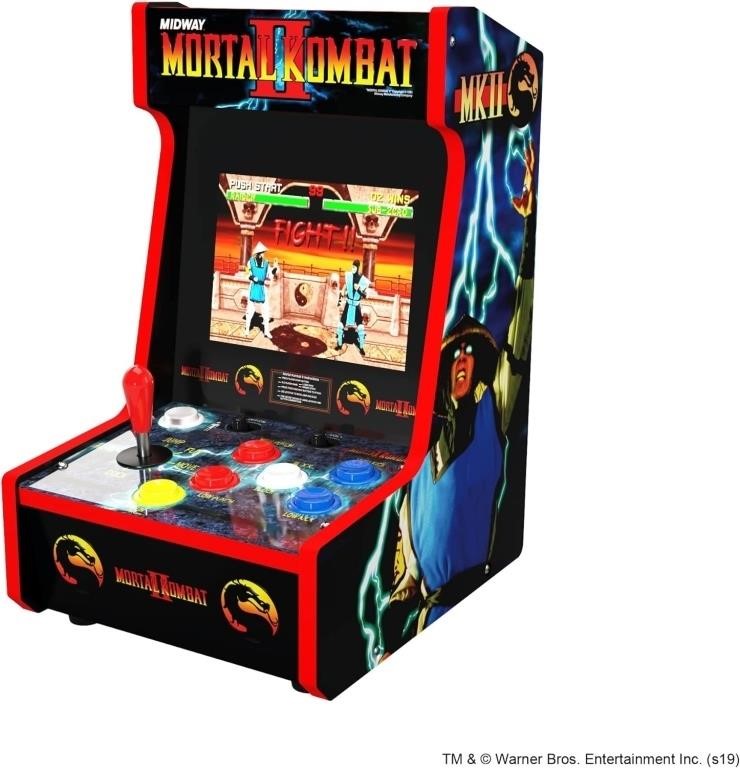 (P) Arcade1UP Mortal Kombat Countercade 3 Games in