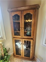 Gorgeous wood and glass display cabinet