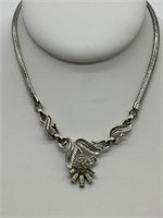 RARE Crown Trifari Vtg Fine Rhinestone Necklace