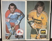 1973-74 OPC Wha Posters #3 & #4
