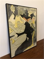 Vintage Lautrec Framed Poster