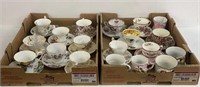 (2) Tray Lots of Tea Cups & Saucers