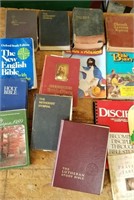 Religious hymnals, Bibles, children's stories