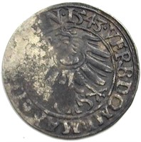 1543 Groschen VF+ Frederick II Prussia