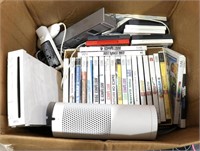 WHITE WII WITH GAMES