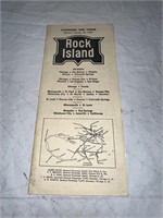 1949 ROCK ISLAND RAILWAY RAILROAD TIME TABLE