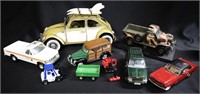 9pcs Vintage Toy Cars