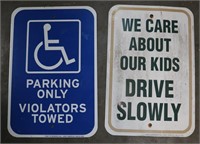 2pc Parking & Driving Signs