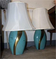2pcs MCM Table Lamps