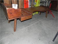 Antique Primitive Cobblers Bench