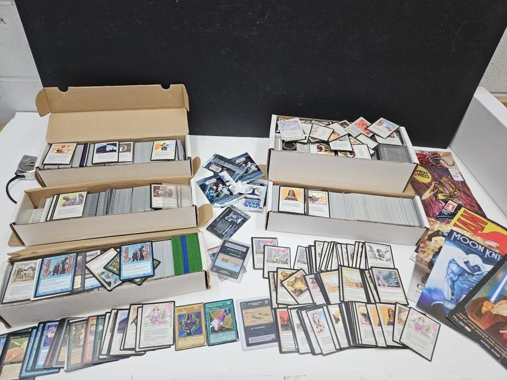 Magic the Gathering, Marvel, Star Wars Cards &Comi