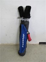 Set of (11) Golf Clubs in Caddy Bag