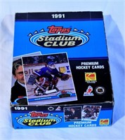 1991 Unopened Box Topps Stadium Hockey Club Cards