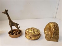 Egyptian/African Themed Gold Decor