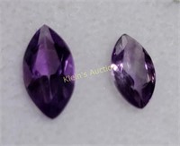 estate gemstones pair of marquis amethysts