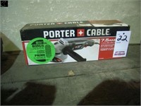 Unused Porter cable 4.5" angle grinder