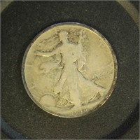 US Coins 1918 Walking Liberty Half Dollar, circula
