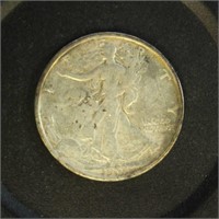 US Coins 1917-S Walking Liberty Half Dollar, circu