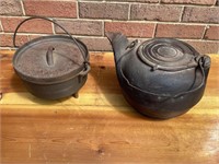 Cast Iron Kettle & Dutch Oven