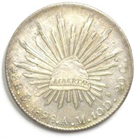 1896-MOAM 8 Reales AU+ Mexico