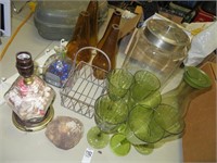 glass storage jar,lampshades,lamp,plastic stemware
