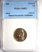 1959 Nickel NNC PR69+ CAM