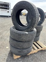 (4) Michelin 245/70R17 Winter Tires