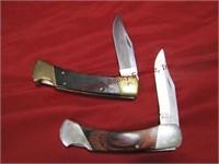 2 pocket knives: 1 Bear MGC USA & 1 Western+ USA