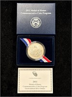 2011 S Medal of Honor Uncirculated Silver Dollar