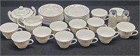 30 pc Harmony House PLATINUM GARLAND 3541 China