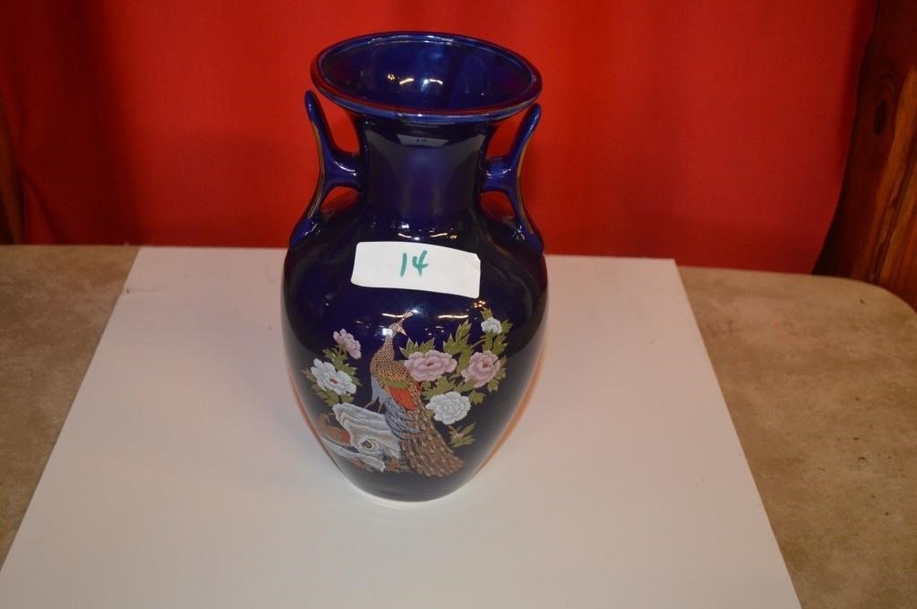 Peacock Vase