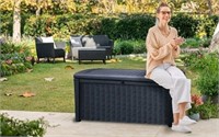 New Keter Rattan Style Outdoor Storage Deck Box, 4