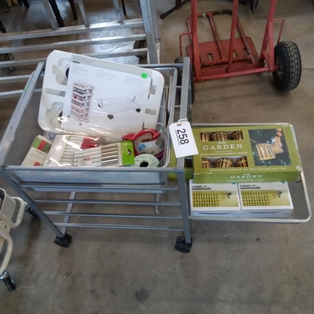 Rolling Cart with Mesh Drawers