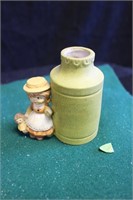 LIttle Girl and Vase Figurine