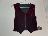 New Vest Velvety Look/ Feel Small Vintage ?