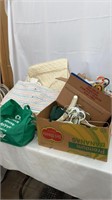 Qty of hangers,organizers and grocery bags