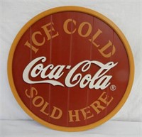 COCA-COLA ICE COLD SOLD HERE  SIGN