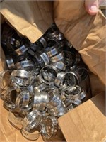 Breeze hose clamps approximately 130 pcs 3/16x1.5"