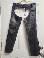 Ladies Size 6 leather Chaps